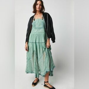 Free People Trails End Skirtall in Surf Blue - Medium